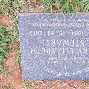 STEWART Mary Elizabeth 1924-2016