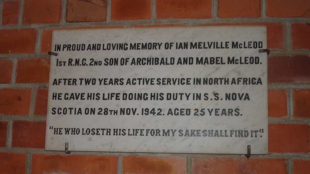 McLEOD Ian Melville -1942