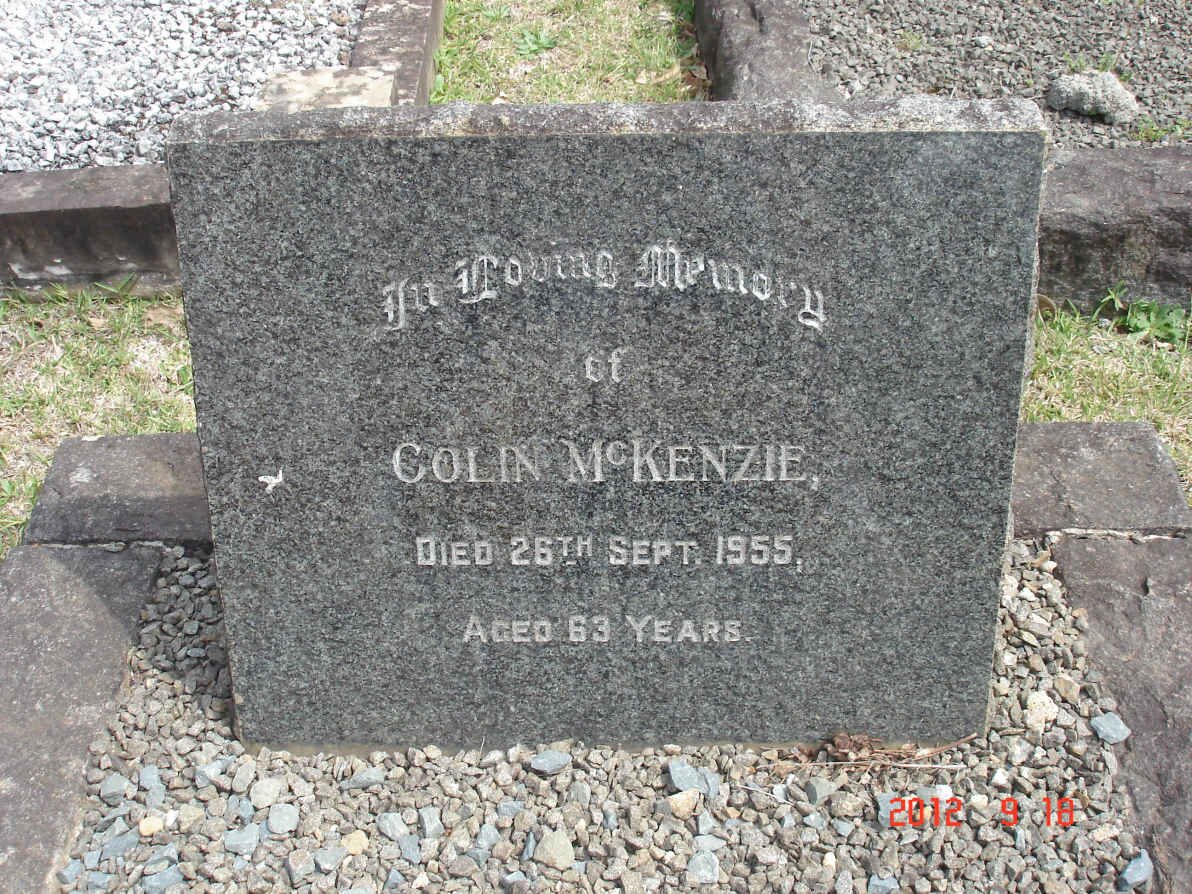 MCKENZIE Colin -1955