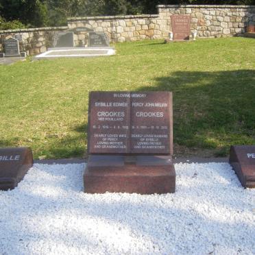 CROOKES Percy John Melvin 1909-2002 &amp; Sybille Edmee ROUILLARD 1916-1982 