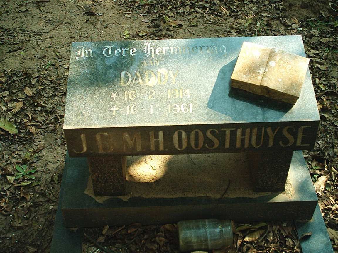 OOSTHUYSE J.B.M. 1914-1961