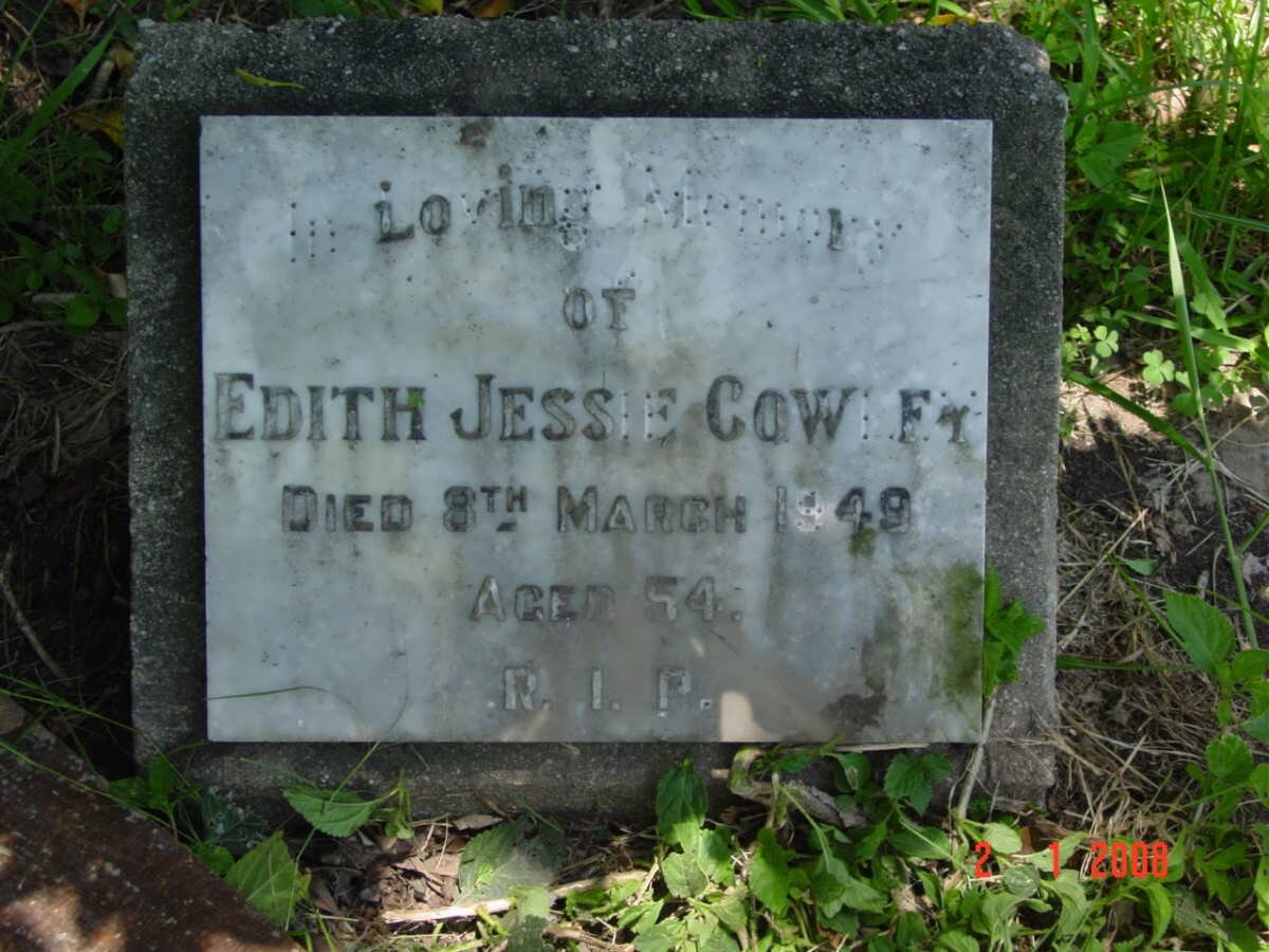 COWLEY Edith Jessie  -1949 