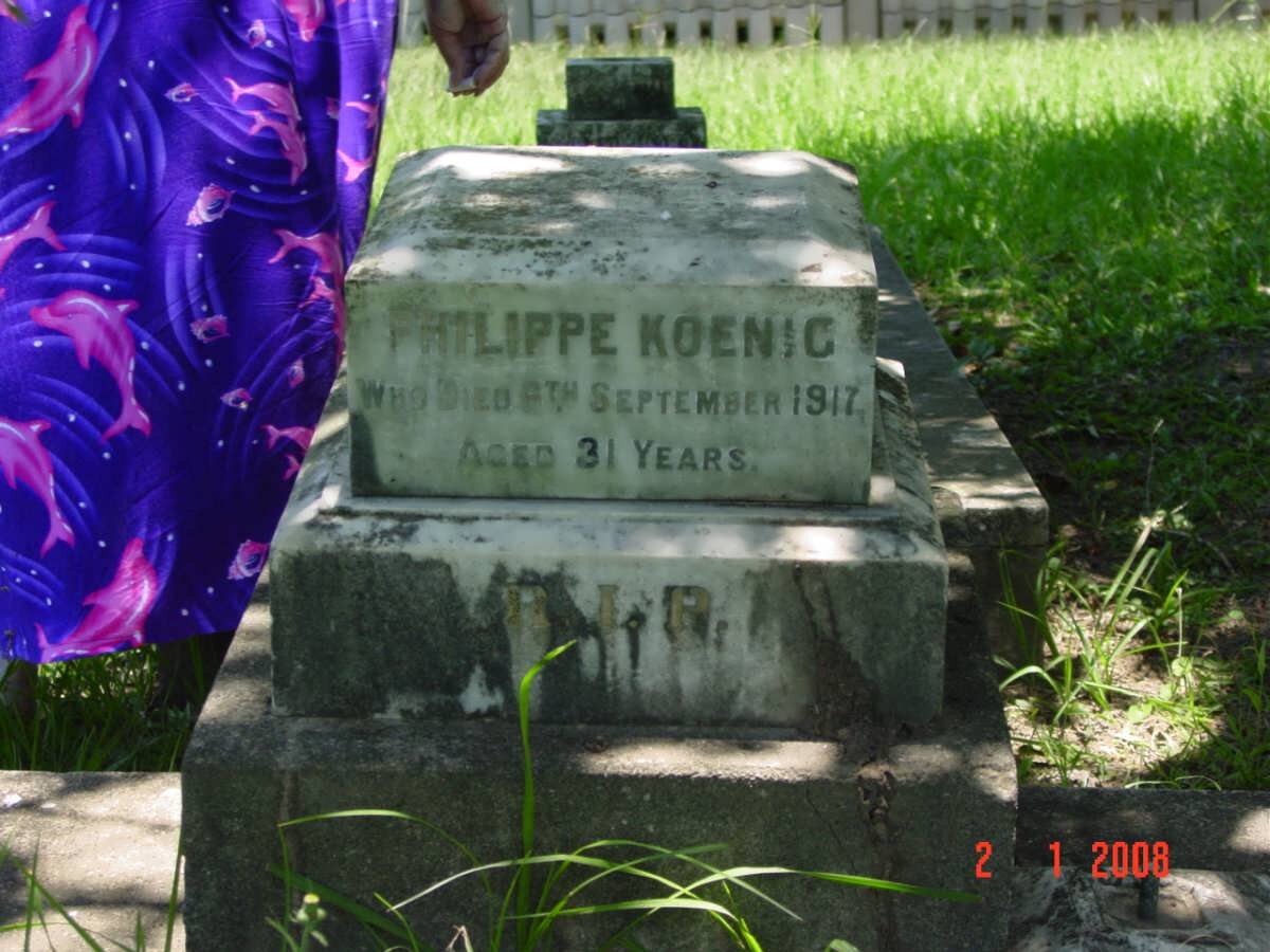 KOENIG Philippe  -1917 