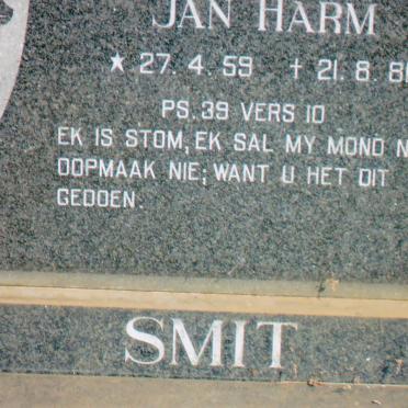 SMIT Jan Harm 1959-1981