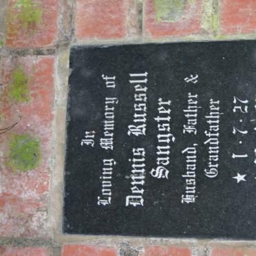 SANGSTER Dennis Russell 1927-1997