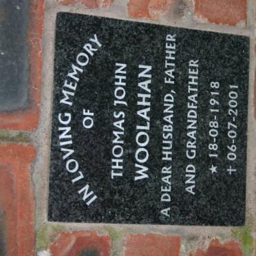 WOOLAHAN Thomas John 1918-2001