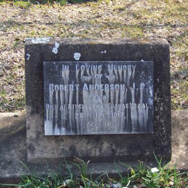 ANDERSON Robert J.P. -1917