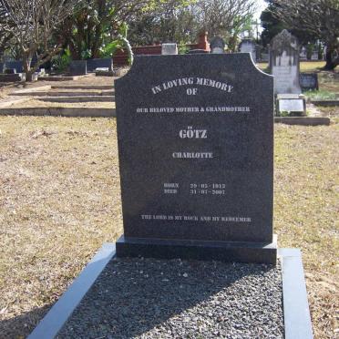 GOTZ Charlotte 1913-2007