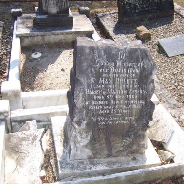 HULETT Doris nee ESSERY 1903-1929