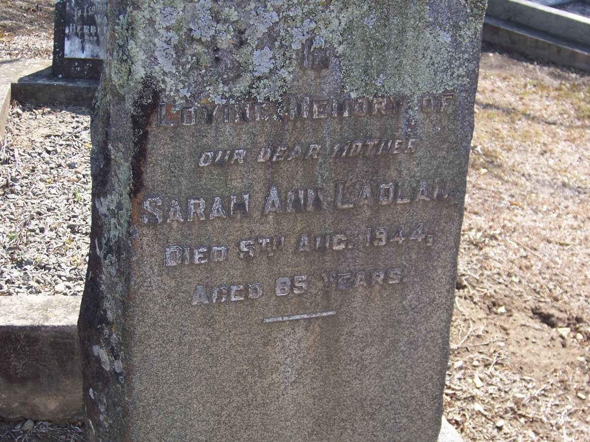 LADLAU Sarah Ann -1944