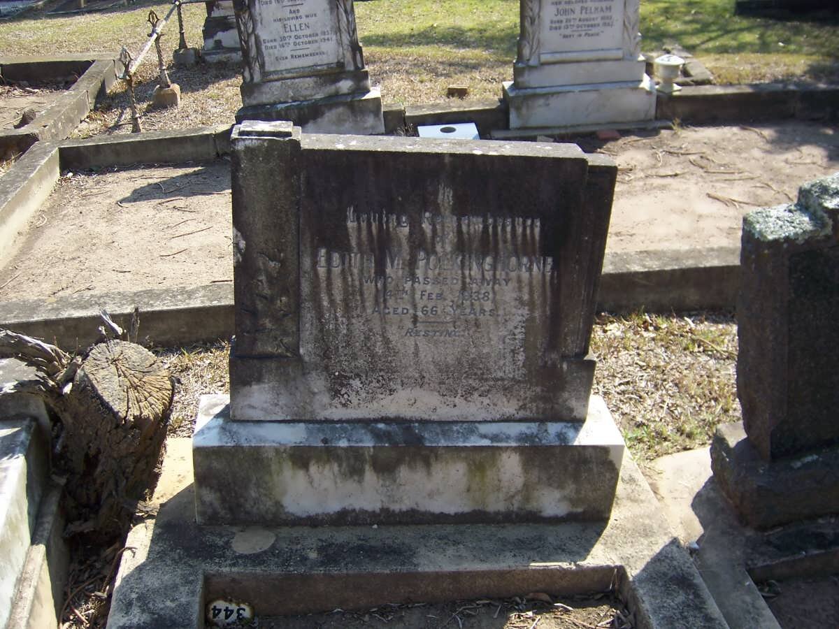 POLKINGHORNE Edith M. -1938