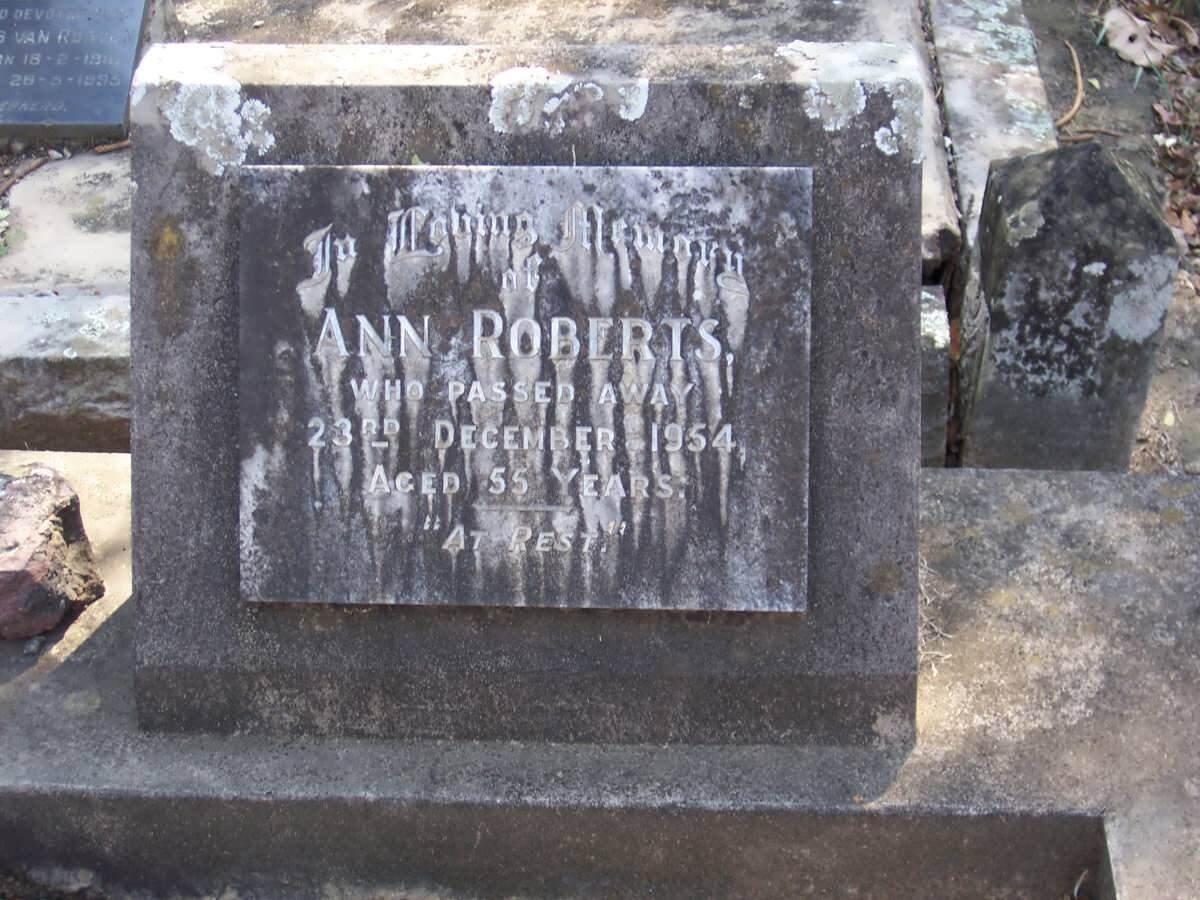 ROBERTS Ann -1954