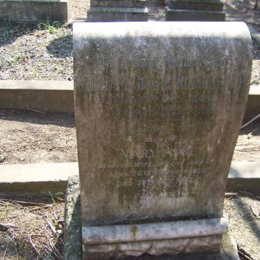 ROBBINS William Clark 1849-1915 &amp; Mary Anne 1865-1952