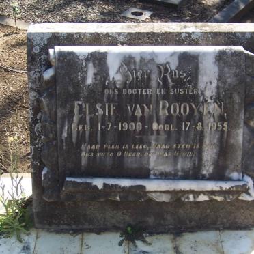 ROOYEN Elsie, van 1900-1955