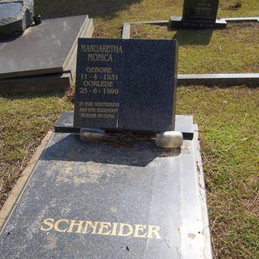 SCHNEIDER Margaretha Monica 1931-1999