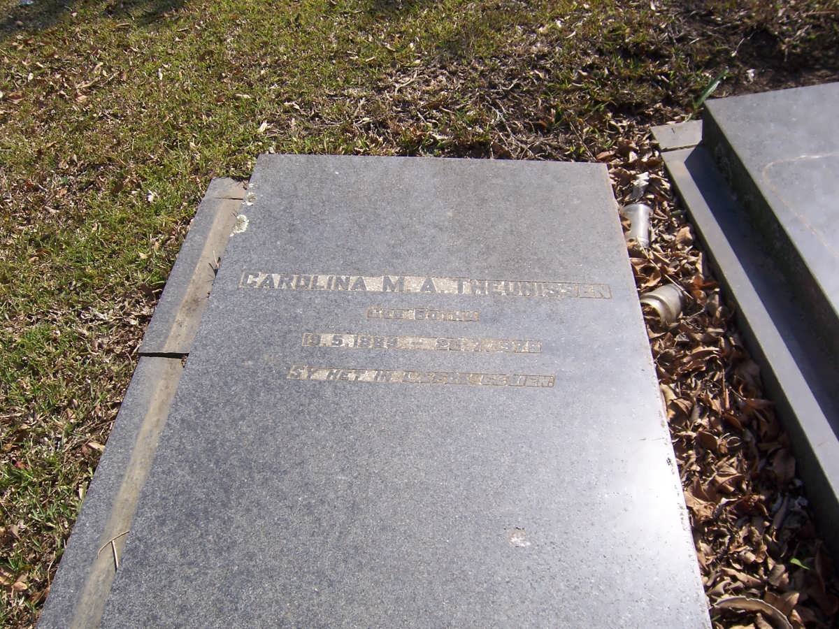 THEUNISSEN Carolina M.A. nee BOTHA 1889-1976