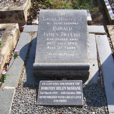 TWEEDIE Ronald James -1948 :: McSHANE Dorothy Helen 1919-2004