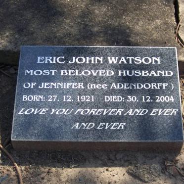 WATSON Eric John 1921-2004.