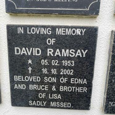 RAMSAY David 1953-2002