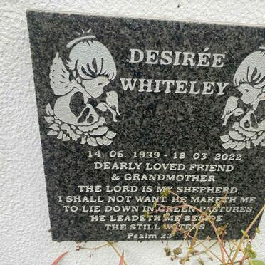 WHITELEY Desiree 1939-2022