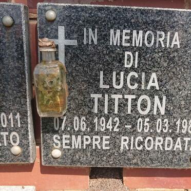TITTON Lucia 1942-1989