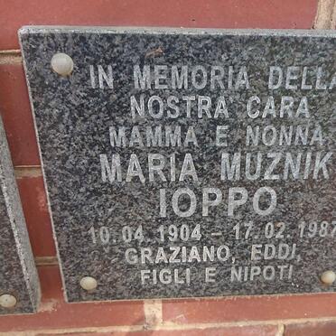 IOPPO Maria Muznik 1904-1987