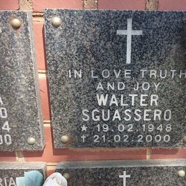 SGUASSERO Walter 1948-2000
