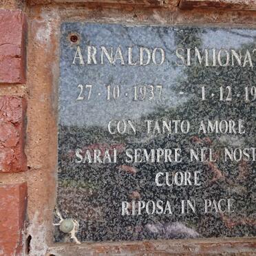 SIMIONATO Arnaldo 1937-1995
