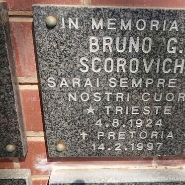 SCOROVICH Bruno G. 1924-1997