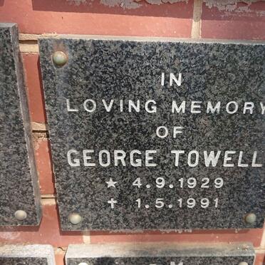 TOWELL George 1929-1991