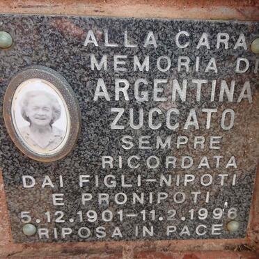 ZUCCATO Argentina 1901-1996