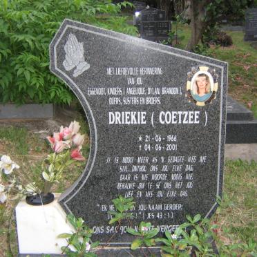 ? Driekie nee COETZEE 1966-2001