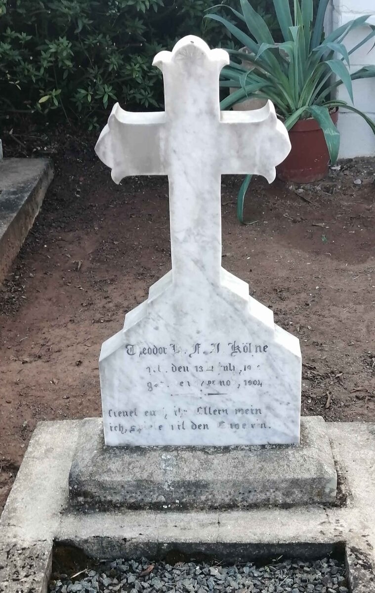 KOHNE Theodor H.F.J. 1903-1904