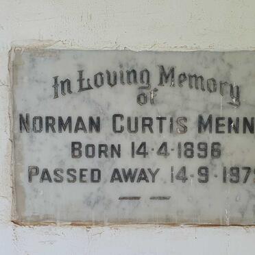 MENNE Norman Curtis 1896-1979