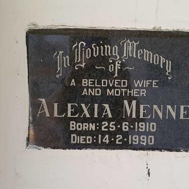 MENNE Alexia 1910-1990