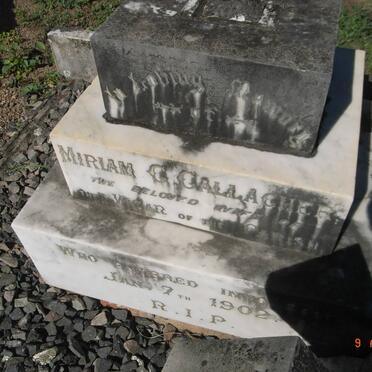 GALLAGHER Miriam G. -1902