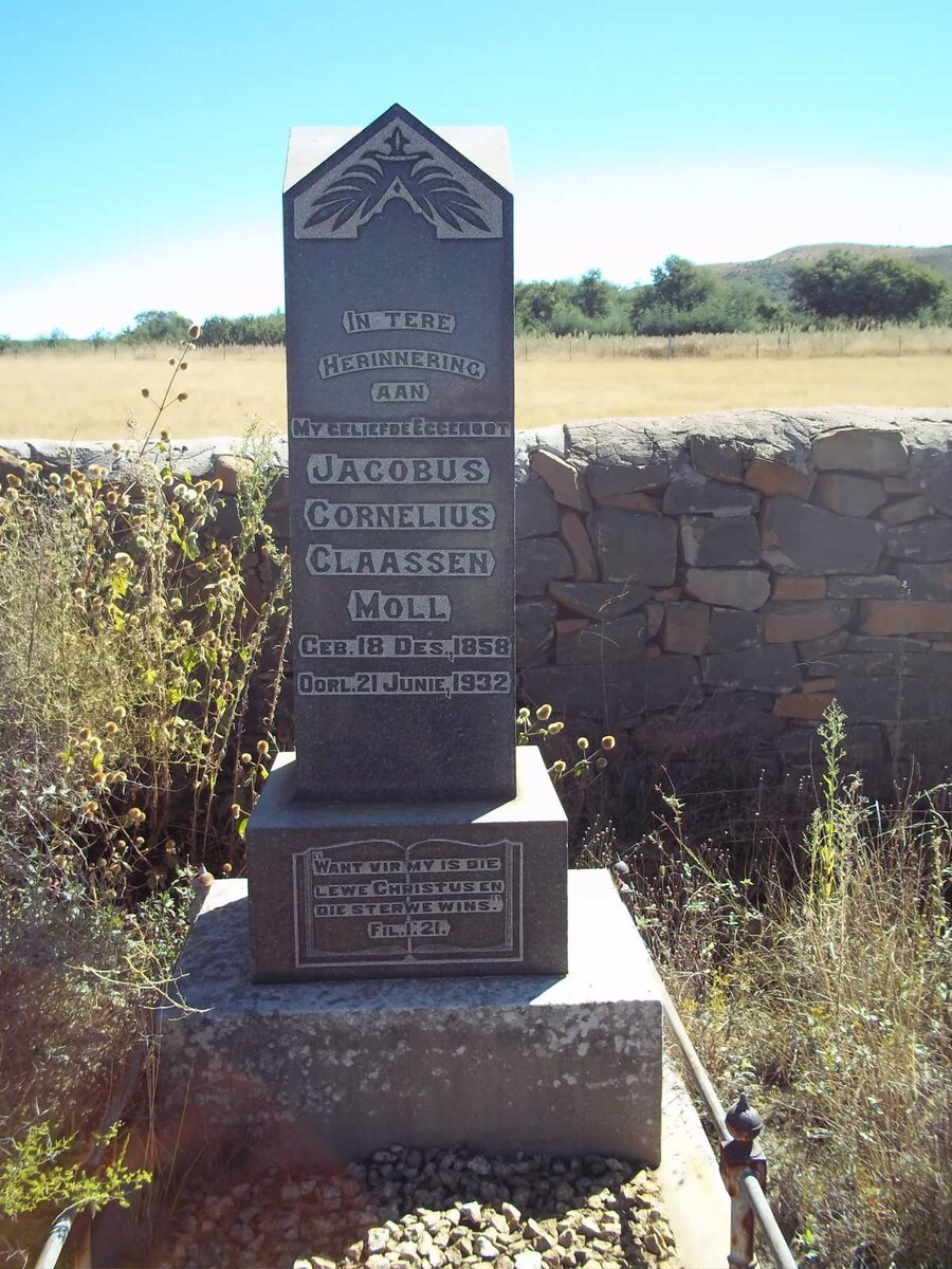 MOLL Jacobus Cornelius Claassen 1858-1932