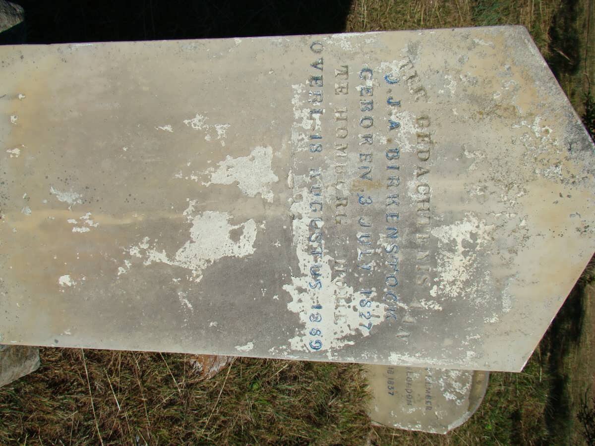 BIRKENSTOCK J.A. 1827-1889