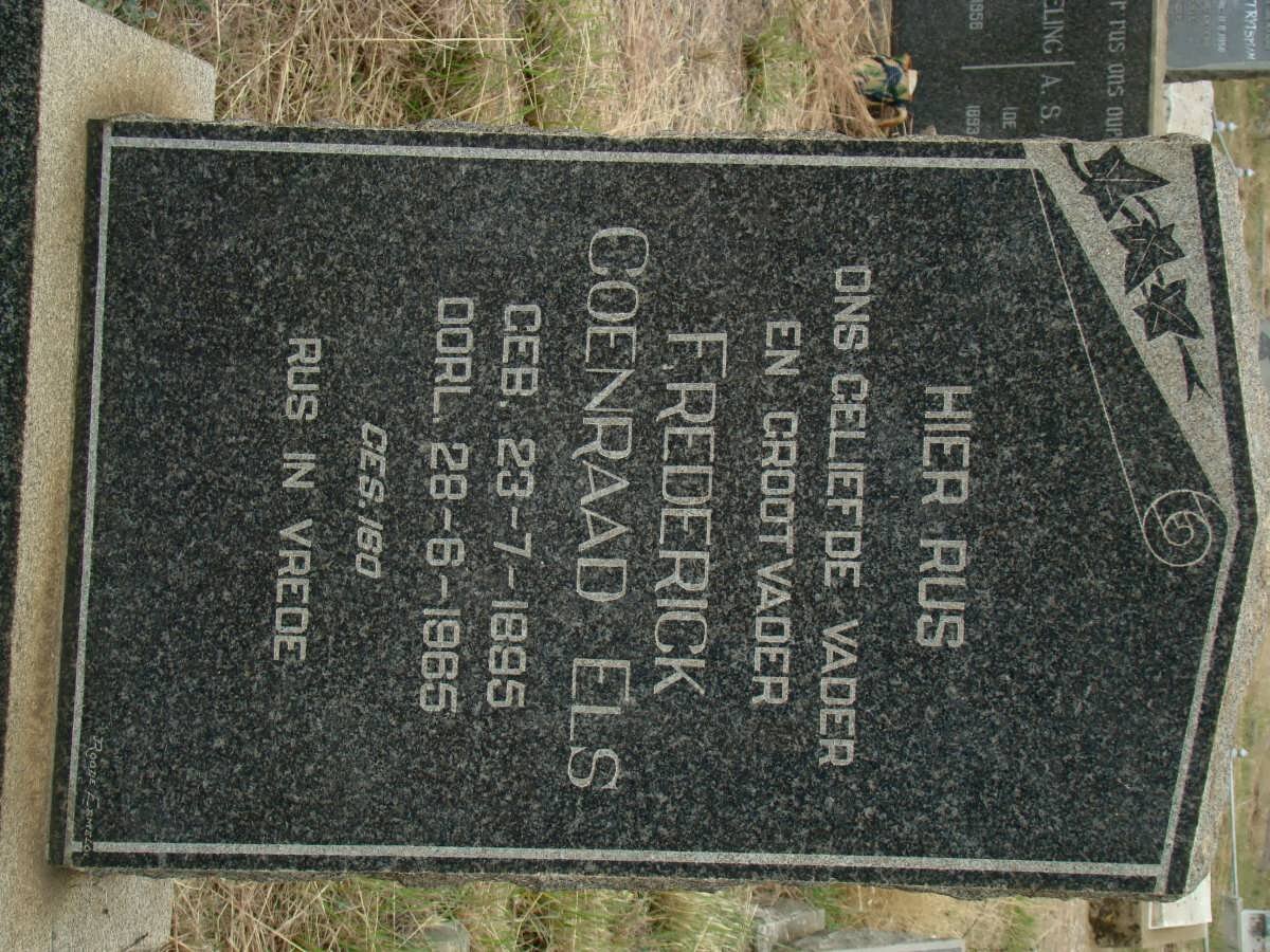 ELS Frederick Coenraad 1895-1965