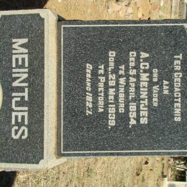 MEINTJES A.C. 1854-1939