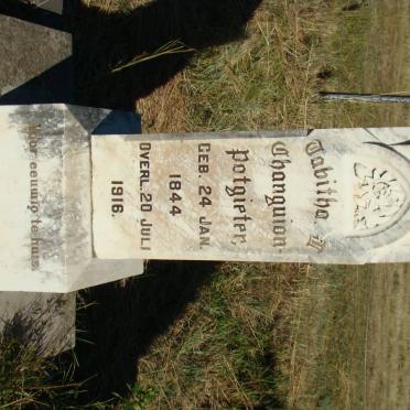 POTGIETER Tabitha I. nee CHANGUION 1844-1916