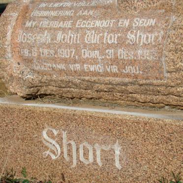 SHORT Joseph John Victor 1907-195?