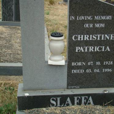 SLAFFA Christine Patricia 1928-1996