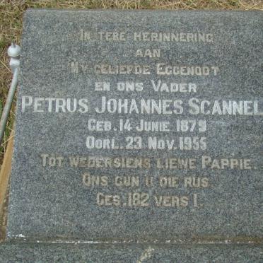 SCANNELL Petrus Johannes 1879-1955