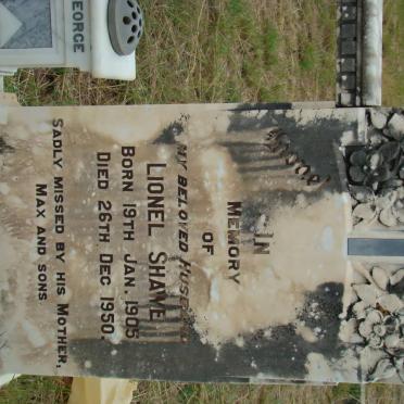 SHAWE Lionel 1905-1950