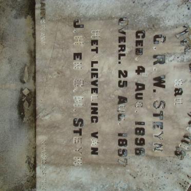 STEYN G.R.W. 1896-1897