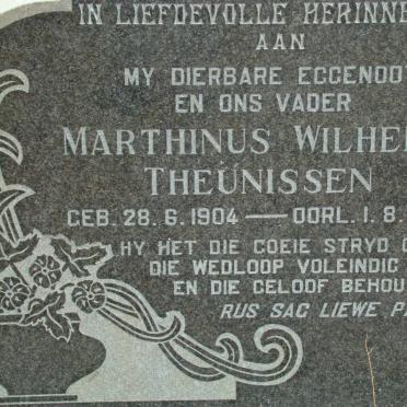 THEUNISSEN Marthinus Wilhelm 1904-1963