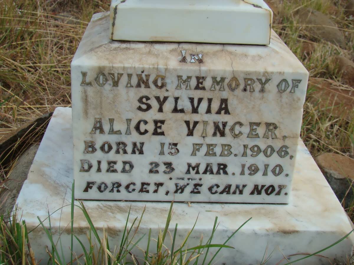 VINCER Sylvia Alice 1906-1910