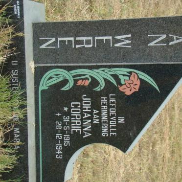 WEREN Johanna Corrie, van 1915-1943