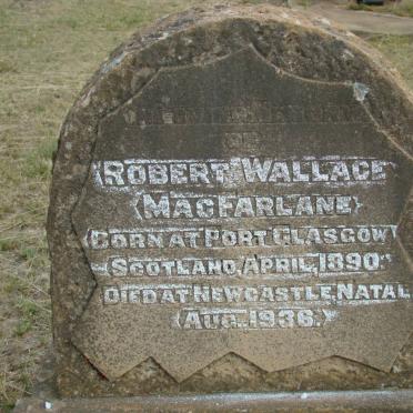 WALLACE Robert nee MacFARLANE 1890-1936